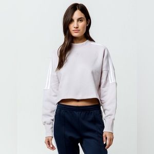 ADIDAS Light purple Crop Sweatshirt Sz M